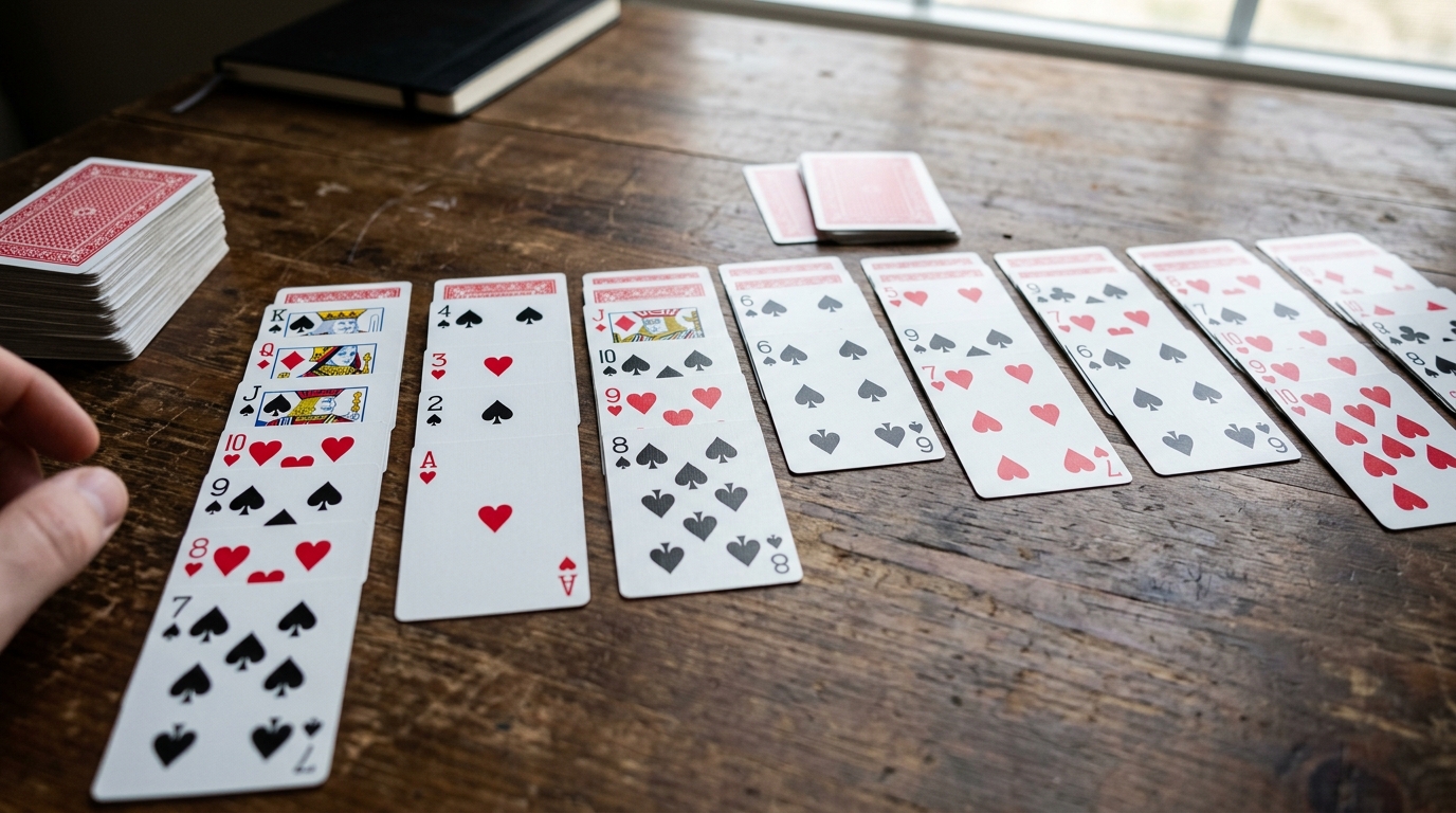 spider solitaire dead stacks illustration for Spider Solitaire AARP